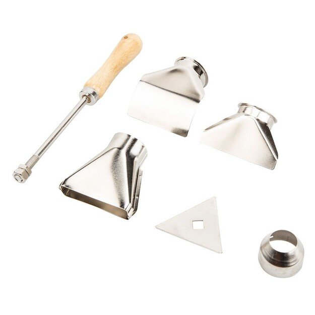 Heat gun 2000W, I: 50oC, II: 70-600oC,case, display 2