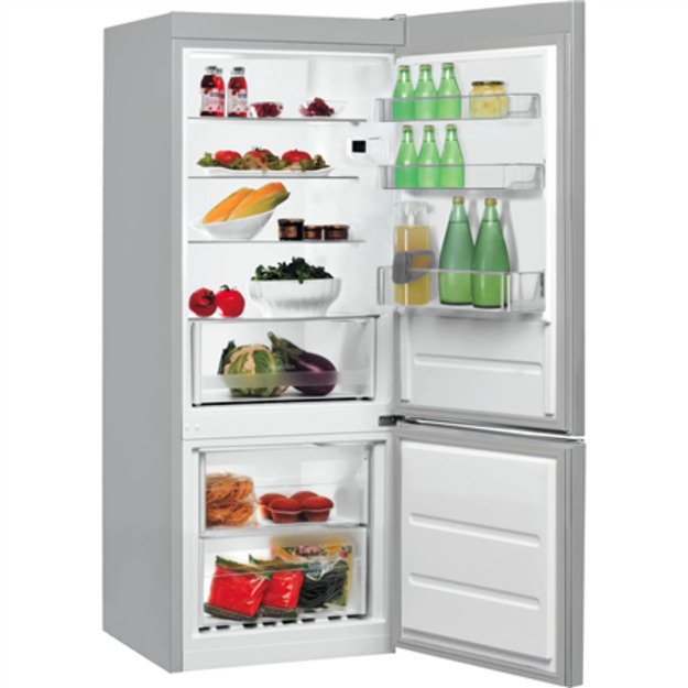 INDESIT | Refrigerator | LI6 S2E S | Energy efficiency class E | Free standing | Combi | Height 158.8 cm | Fridge net capacity 1