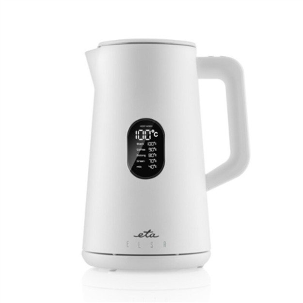 ETA | Kettle | Elsa ETA559790010 | Electric | 1800 W | 1.5 L | Stainless steel | 360° rotational base | White