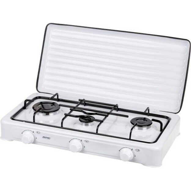 MPM KN-03/1K White Countertop 60 cm Gas 3 zone(s)