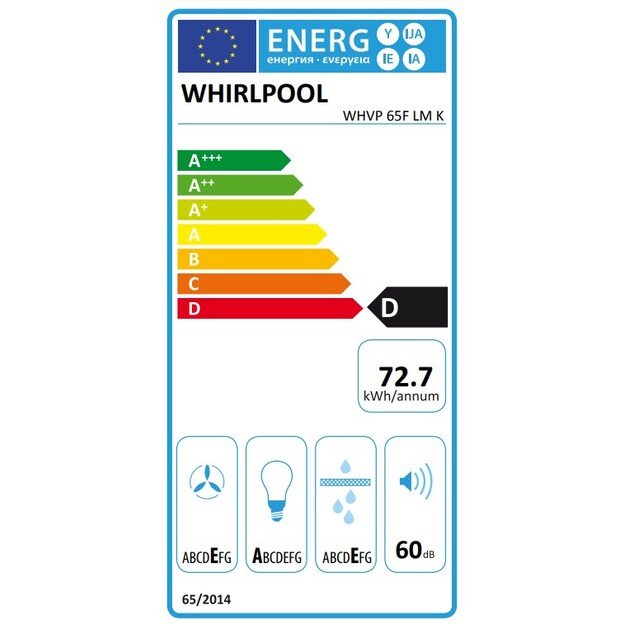 WHIRLPOOL WHVP 65F LM K