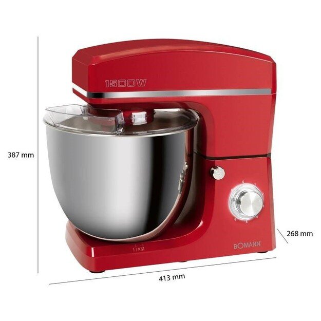 Food processor KM 6036 red BOMANN 2