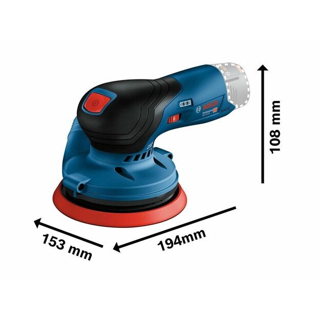 BOSCH. RANDOM ORBITAL SANDER 125mm GEX 12V-125 SOLO