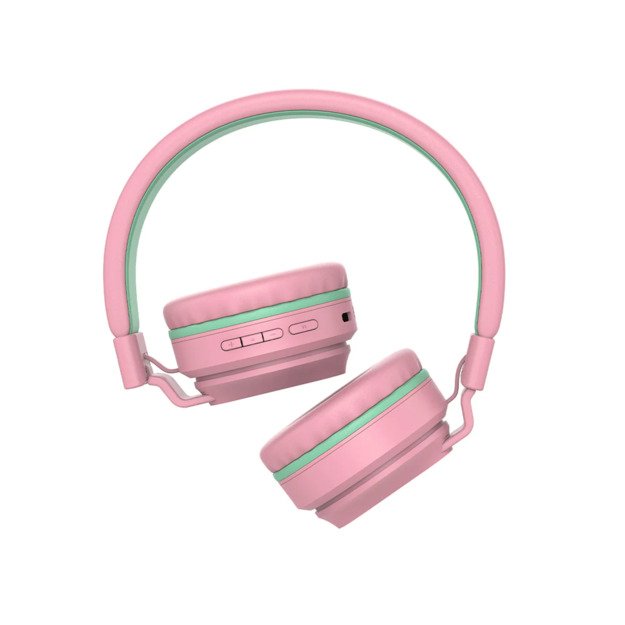 Tellur Buddy Bluetooth Over-ear Headphones Pink