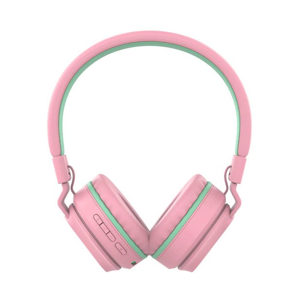 Tellur Buddy Bluetooth Over-ear Headphones Pink