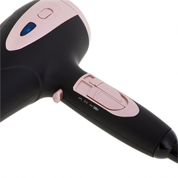 Adler | Hair Dryer | AD 2248b ION | 2200 W | Number of temperature settings 3 | Ionic function | Diffuser nozzle | Black