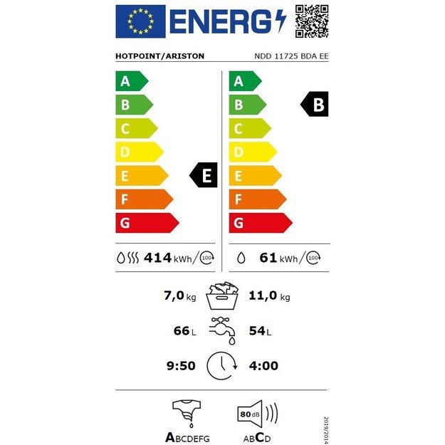 HOTPOINT-ARISTON NDD 11725 BDA EE