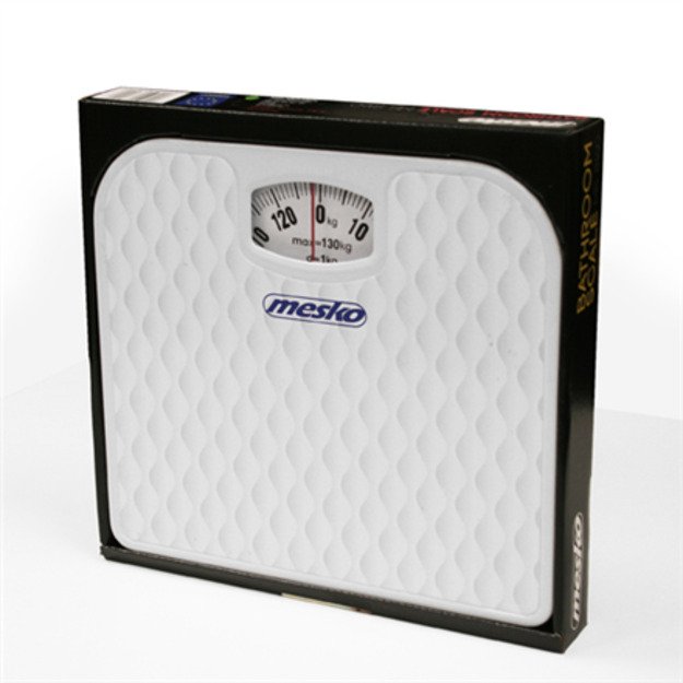 Mesko | Scale | MS 8160 | Mechanical | Maximum weight (capacity) 130 kg | Accuracy 1000 g | White