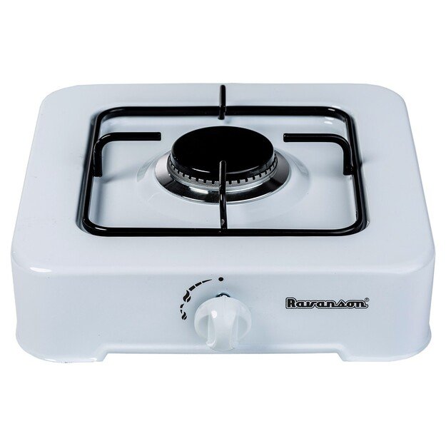 1-burner gas cooker Ravanson K-01T (White) 1