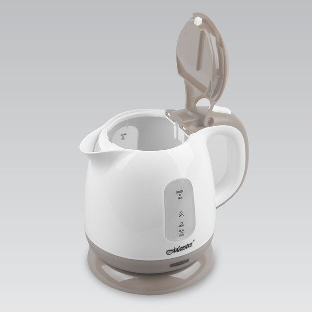 Electric kettle Maestro MR-012, white and beige