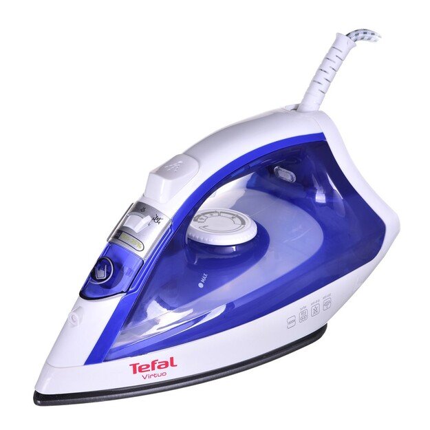 TEFAL | Steam Iron | FV1711 Virtuo | Steam Iron | Continuous steam 24 g/min | Steam boost performance 80 g/min | Blue