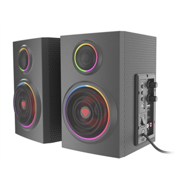 NATEC SPEAKERS 2.0 HELIUM 300 BT BLACK ARGB