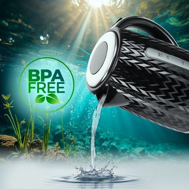 NELO kettle, capacity 1.7 l, power 2000 W, black 4