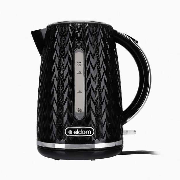 NELO kettle, capacity 1.7 l, power 2000 W, black