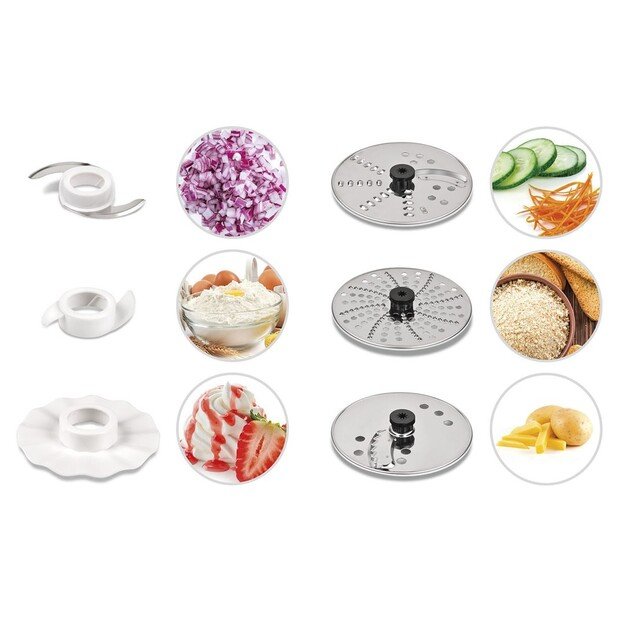 G3 Ferrari G20099 food processor 1000 W 3 L Transparent, White 11