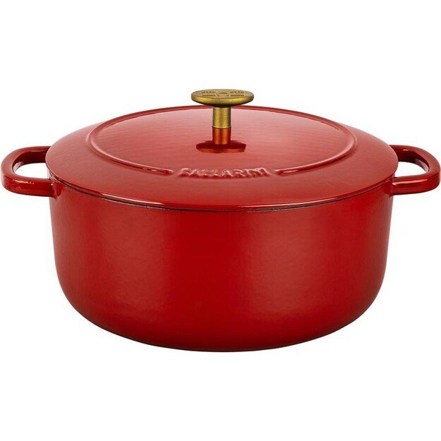 BALLARINI BELLAMONTE round cast iron pot 75003-563-0 - 5,5 LTR RED