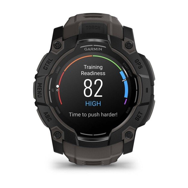 Garmin Instinct 3 AMOLED 3.3 cm (1.3 ) 50 mm Digital 416 x 416 pixels Touchscreen Black GPS (satellite)