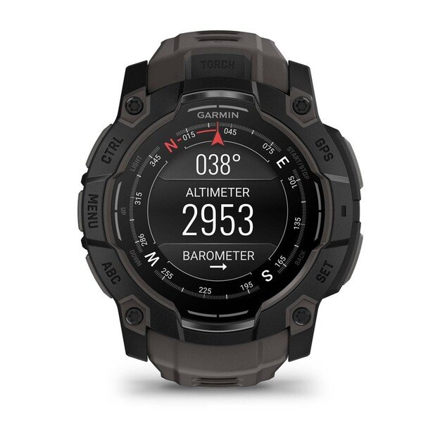 Garmin Instinct 3 AMOLED 3.3 cm (1.3 ) 50 mm Digital 416 x 416 pixels Touchscreen Black GPS (satellite)