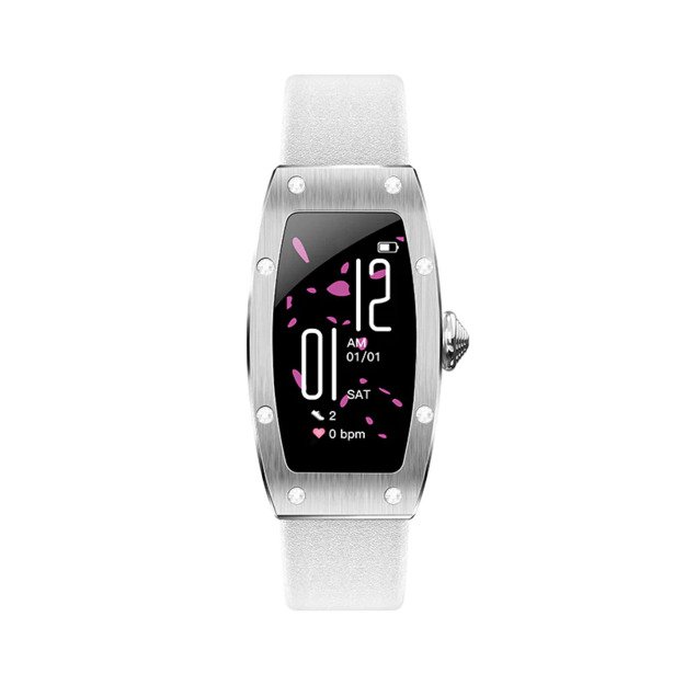 Kumi K18 Svarovski smartwatch silver