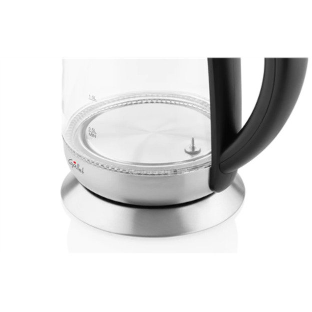 Gallet | Kettle | GALBOU792 | Electric | 2200 W | 1.8 L | Glass | 360° rotational base | Black