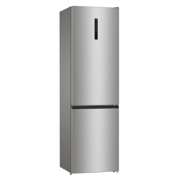 Gorenje | Refrigerator | NRK6202AXL4 | Energy efficiency class E | Free standing | Combi | Height 200 cm | No Frost system | Fri 9