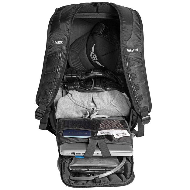 OGIO MOTORCYCLE BACKPACK NO DRAG MACH 1 BLACK P/N: 123008_36