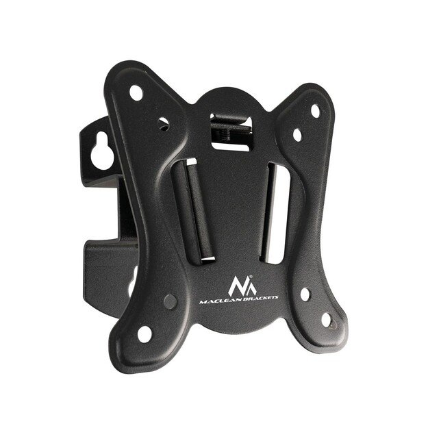 Maclean MC-415 TV Monitor Wall Mount 13 -32  30kg Tilt Rotate max. VESA 100x100 30kg Black Slim Universal Powder Coated