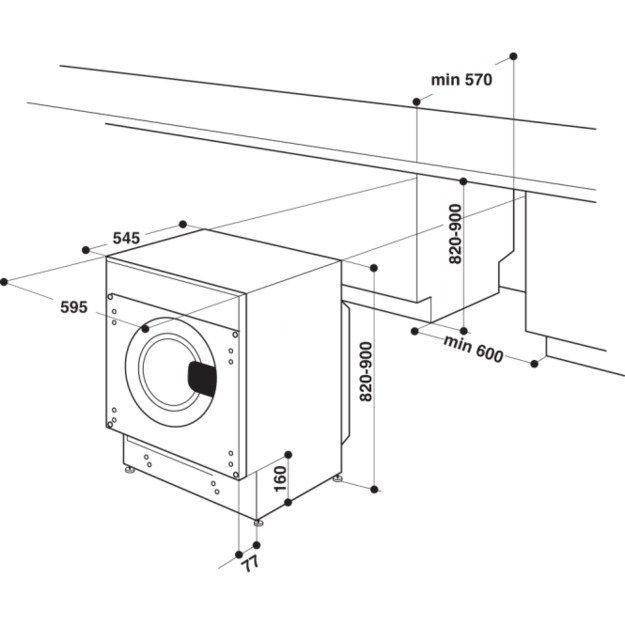 Įm.skalbimo mašina Whirlpool BI WMWG 71483E EU