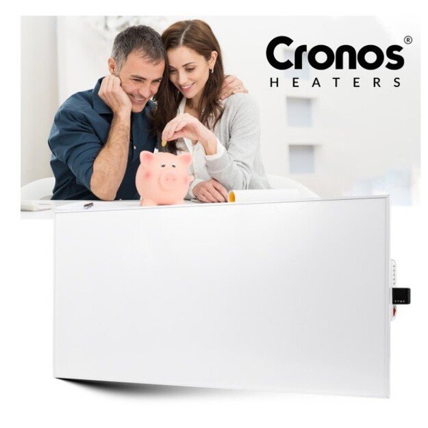 Šildytuvas Cronos Synthelith PRO CRP-300TWP 300W baltas,  wi-fi, pultas