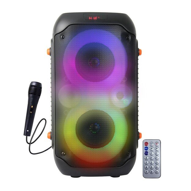 Esperanza EP156 BT FM LED RGB KARAOKE Speaker Black 20W 12