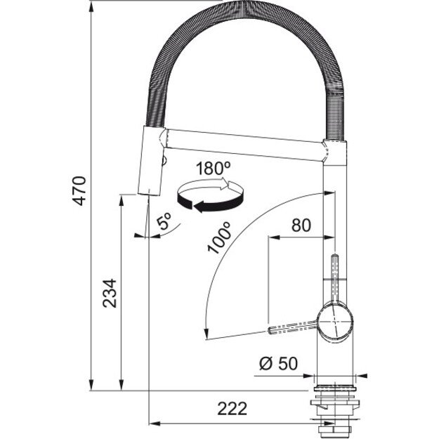 FRANKE Active Semi Pro 2 jets MB, 115.0653.409