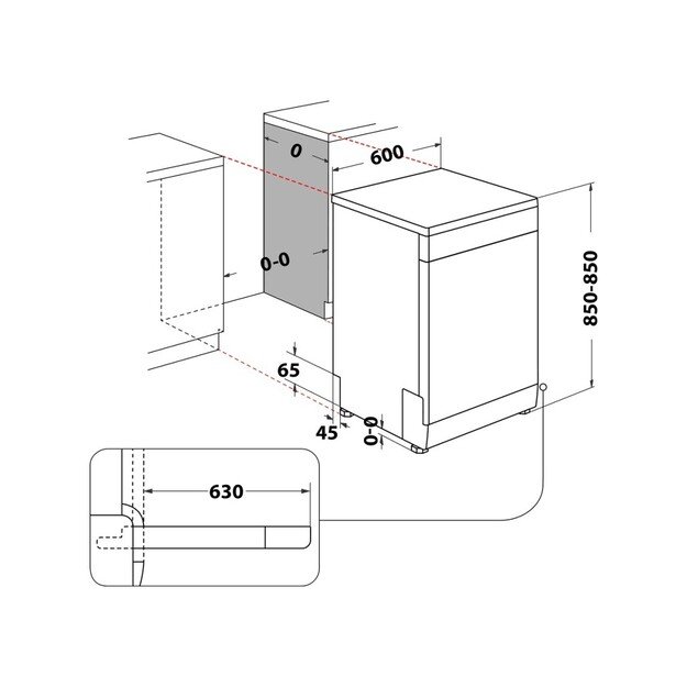 WHIRLPOOL W7F HP43 X