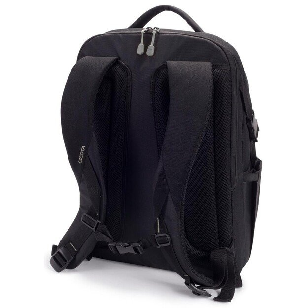 DICOTA Eco backpack Black Foam, Polyethylene terephthalate (PET)