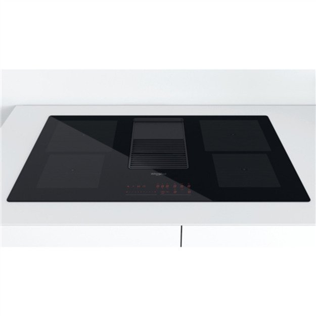 Whirlpool Black | Electronic | A | 4 | WVH 92 K/1 | Induction hob with built-in hood