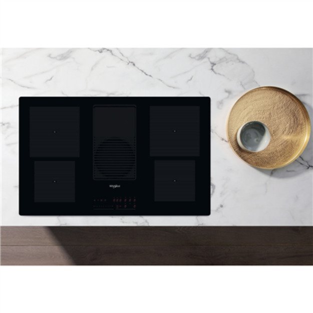 Whirlpool Black | Electronic | A | 4 | WVH 92 K/1 | Induction hob with built-in hood