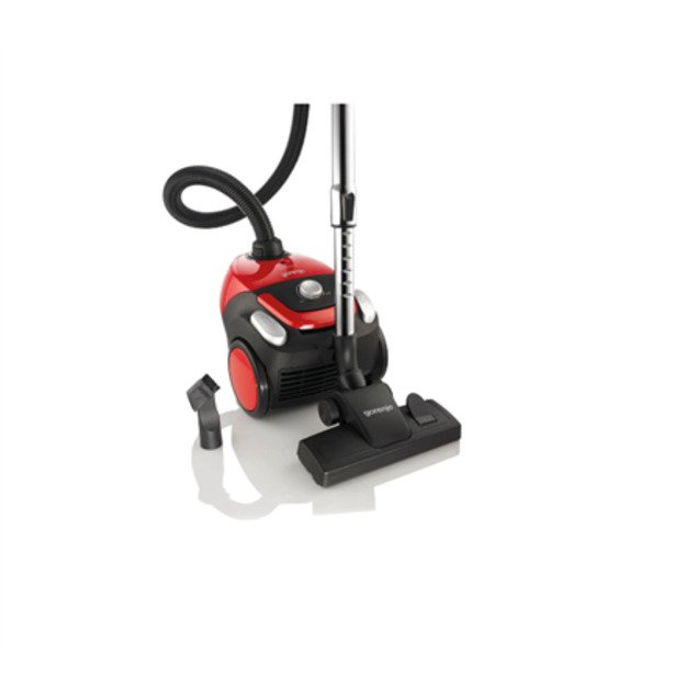 Gorenje | Vacuum cleaner | VCEB11CXRII | Bagged | Power 800 W | Dust capacity 2 L | Red