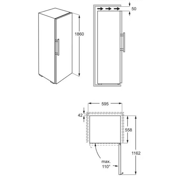 Chłodziarko-zamrażarka ELECTROLUX LNT7ME36G2