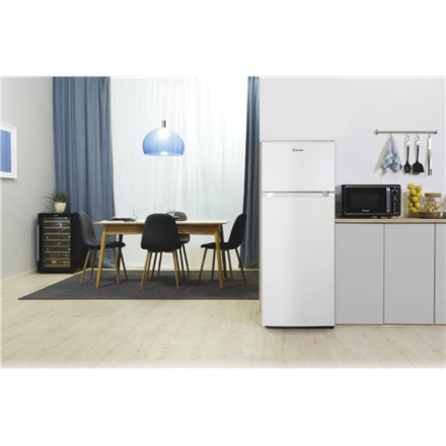 Candy | Refrigerator | CDG1S514EW | Energy efficiency class E | Free standing | Double Door | Height 142.8 cm | Fridge net capac