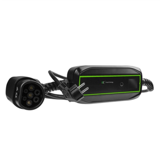 Green Cell EV16 electric vehicle charging station Black 1 Built-in display LCD