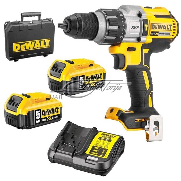 Combi drill impact battery DeWalt XRP DCD996P2-QW