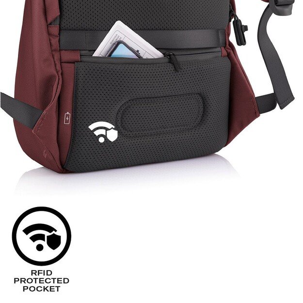 XD DESIGN ANTI-THEFT BACKPACK BOBBY SOFT RED P/N: P705.794