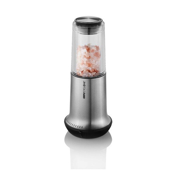 Salt and pepper grinder L silver GEFU X-PLOSION G-34629