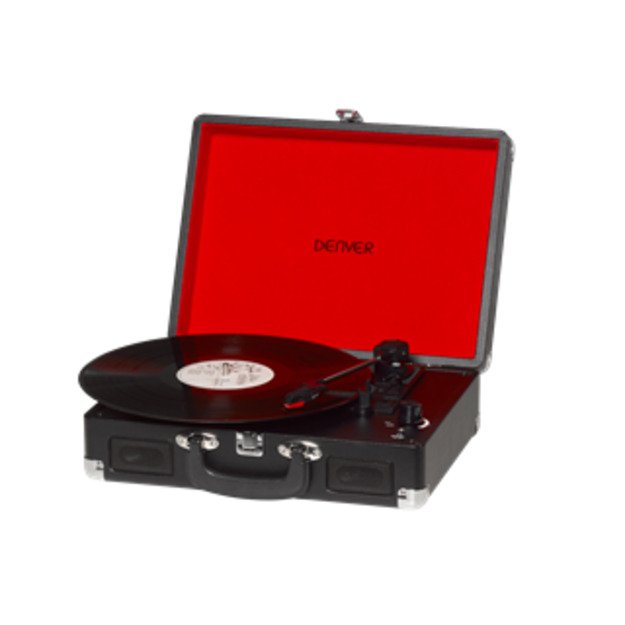 Denver USB turntable with PC recording software, black