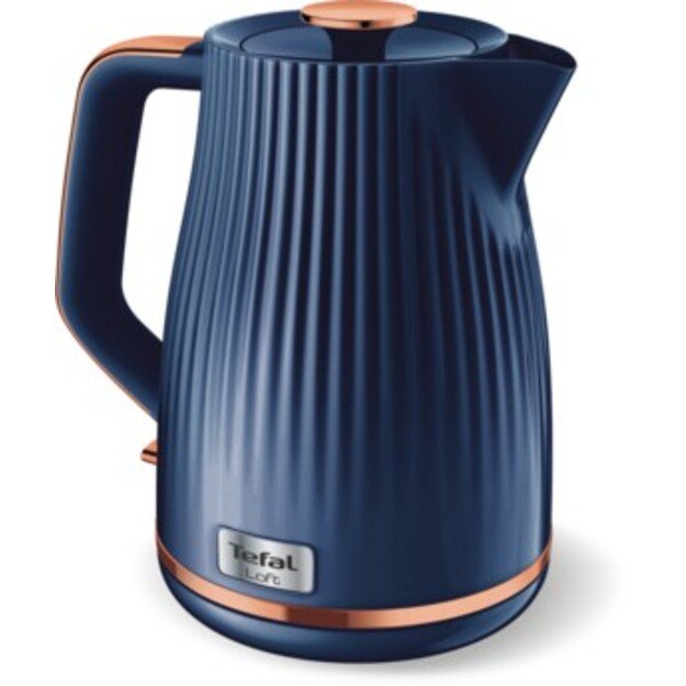 TEFAL Kettle | KO251430 | Electric | 2400 W | 1.7 L | Plastic | 360° rotational base | Blue