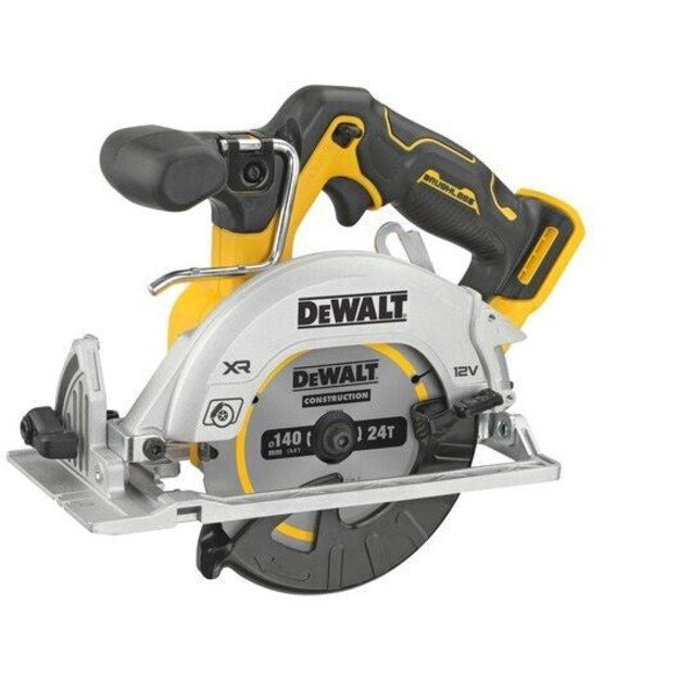 circular saw 140mm, blade 140x20, without battery and order.