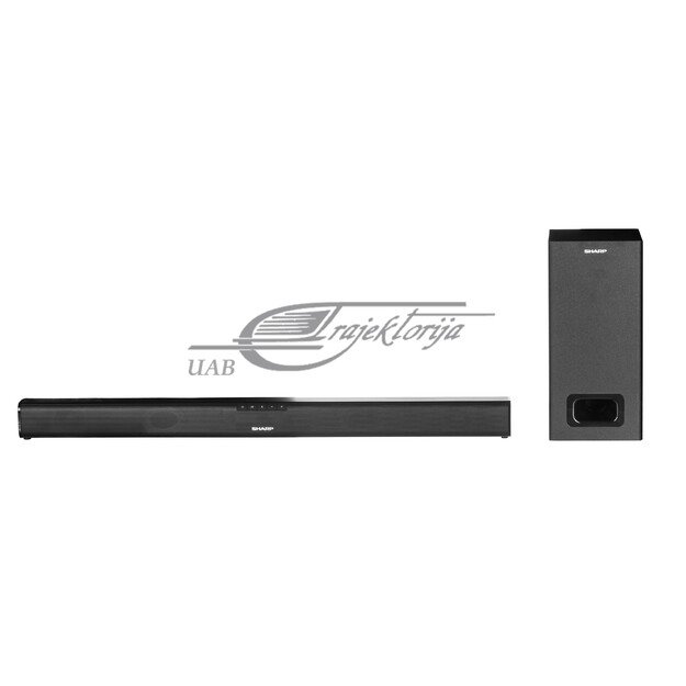 Sharp | HT-SBW110 2.1 Slim Soundbar | Black | No | AUX in | Bluetooth | Wireless connection