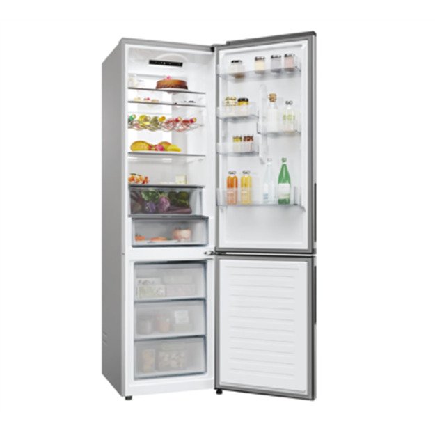 Candy Refrigerator | CNCQ4T620CX | Energy efficiency class C | Free standing | Combi | Height 205 cm | No Frost system | Fridge