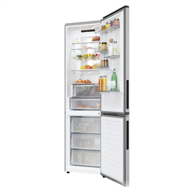 Candy Refrigerator | CNCQ4T620CX | Energy efficiency class C | Free standing | Combi | Height 205 cm | No Frost system | Fridge