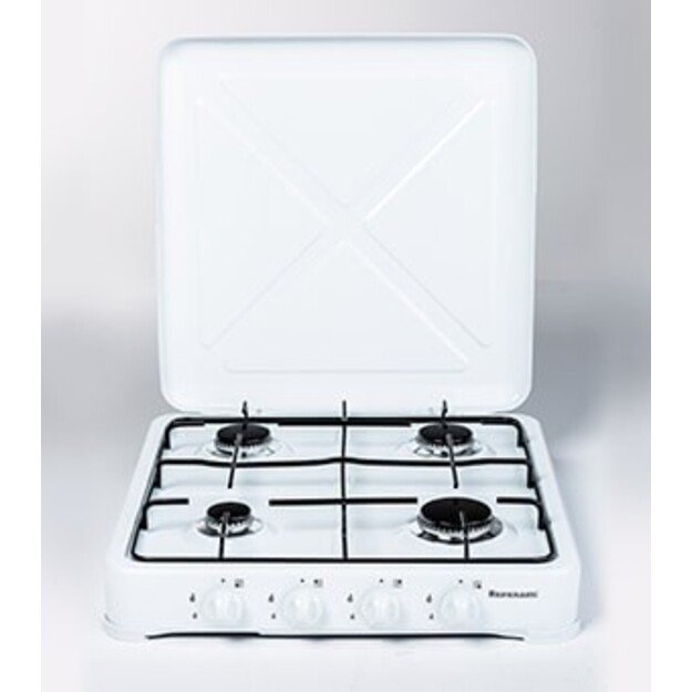 Ravanson K-04T hob Black, White Countertop Gas 4 zone(s)