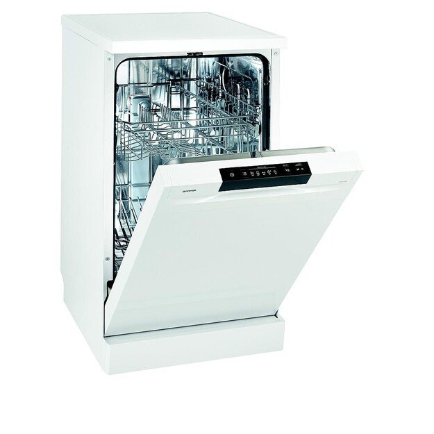 Gorenje | Freestanding | Width 44.8 cm | Number of place settings 9 | Number of programs 5 | Energy efficiency class E | White